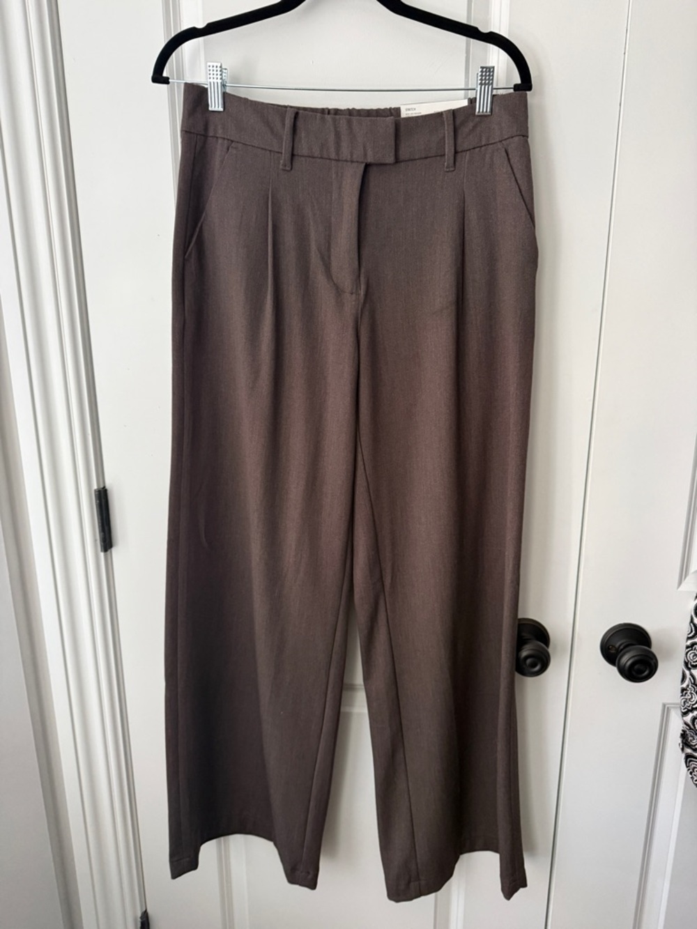 American Eagle Outfitters Brown high rise Wide-Leg Trousers NWT